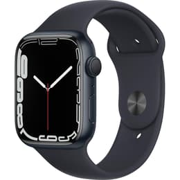 Apple Watch (Series 7) September 2022 - Wifi Only - 45 mm - Aluminium Midnight - Sport band Black
