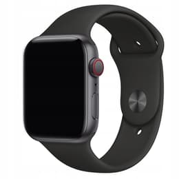 Apple Watch (Series 6) September 2020 - Cellular - 40 mm - Aluminium Gray - Sport band Black