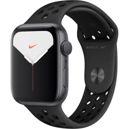 Apple Watch (Series 4) September 2018 - Cellular - 44 mm - Aluminium Space Gray - Nike Sport band Black
